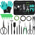 Set di accessori con struttura in acciaio in alluminio verde con design versatile