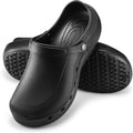 Zoccoli e sabot nero con design versatile resistente all acqua